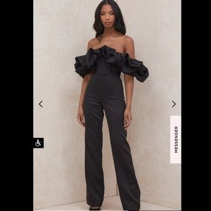 House of CB black Georgia jumpsuit